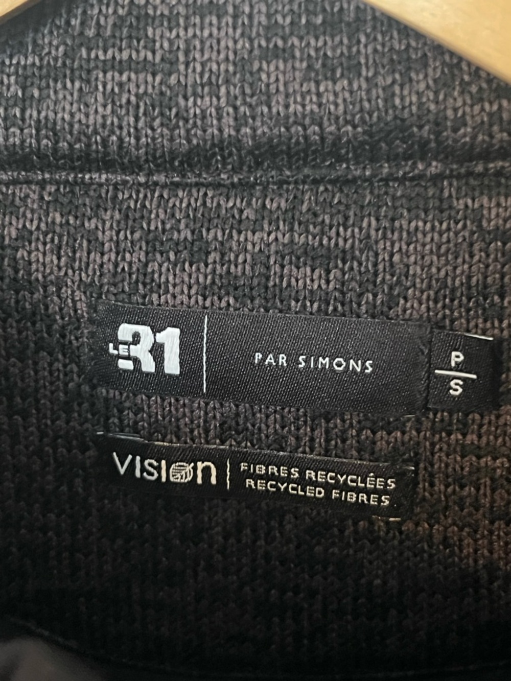 NWT Zip Fleece Jacket Mens Small Grey Black Utility Le 31 Simons - Picture 5 of 13